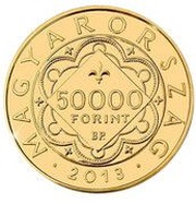 50 000 Forint Gold Forint of I. Lajos - Piedfort obverse image