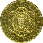 50 000 Forint Gold Florin of Mária obverse image