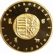 50 000 Forint Gold Florin of Albert Habsburg obverse image