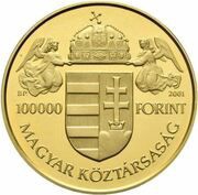 100 000 Forint Saint Stephen obverse image
