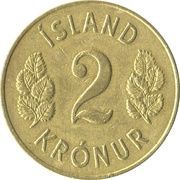 2 Krónur reverse image