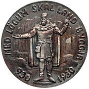 5 Krónur Althing obverse image