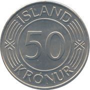 50 Krónur, Iceland, 1970-1980 reverse image