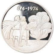 1000 Krónur 1st Settlement reverse image