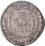 1 Thaler - Ferdinand II Graz, Austria, 1623-1624 reverse image