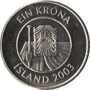 1 Króna Magnetic obverse image