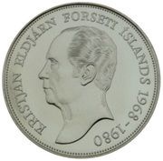 1000 Krónur Kristján Eldjárn reverse image