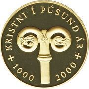 10 000 Krónur Christianity reverse image