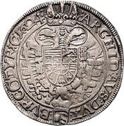 1 Thaler - Ferdinand II Vienna, Austria, 1624 reverse image