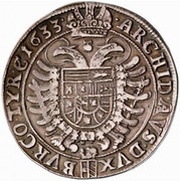 1 Thaler - Ferdinand II Vienna, Austria, 1625-1638 reverse image