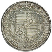1 Thaler - Ferdinand III St. Veit, Austria, 1629 reverse image