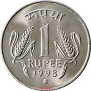 1 Rupee reverse image