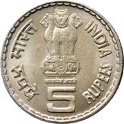 5 Rupees Dadabhai Naoroji obverse image