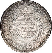 1 Thaler - Ferdinand III Graz, Austria, 1641 reverse image