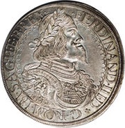 1 Thaler - Ferdinand III St Veit obverse image