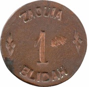 1 Franc Zaouïa de Blida obverse image