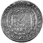 1 Thaler - Ferdinand III Vienna, Austria, 1652-1655 reverse image