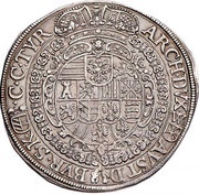 1 Thaler - Leopold I Vienna, Austria, 1658 reverse image
