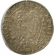 1 Thaler - Leopold I Vienna, Austria, 1671 reverse image