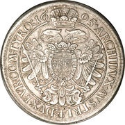 1 Thaler - Leopold I Vienna, Austria, 1692-1695 reverse image