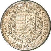 1 Thaler - Joseph I Hall, Austria, 1705-1710 reverse image