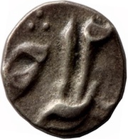 1⁄16 Rupee - Shah Alam II, India, 1770-1775 reverse image