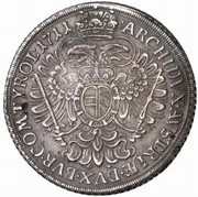 1 Thaler - Joseph I Vienna, Austria, 1710-1711 reverse image