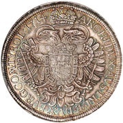 1 Thaler - Charles VI Vienna, Austria, 1712-1718 reverse image