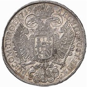 1 Thaler - Charles VI Vienna, Austria, 1716-1722 reverse image