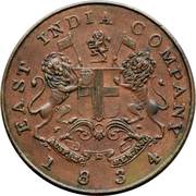 ½ Anna obverse image