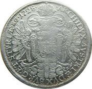 1 Thaler - Charles VI Graz, Austria, 1723-1729 reverse image