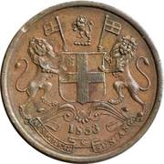 ½ Pice - Victoria obverse image