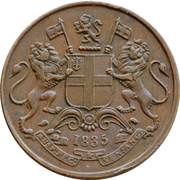¼ Anna obverse image