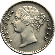 2 Annas - Victoria obverse image