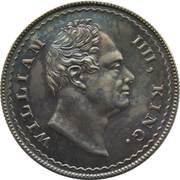 1 Rupee - William IV Pattern obverse image