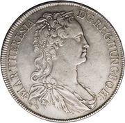 1 Thaler - Maria Theresia Vienna obverse image