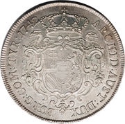 1 Thaler - Maria Theresia Vienna, Austria, 1741-1744 reverse image