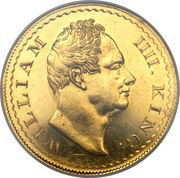 2 Mohurs - William IV Pattern obverse image