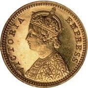 1⁄12 Anna - Victoria Pattern obverse image