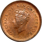 1⁄12 Anna - George VI obverse image