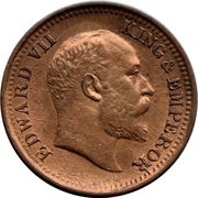 ½ Pice - Edward VII obverse image