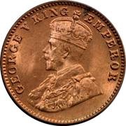 ¼ Anna - George V obverse image
