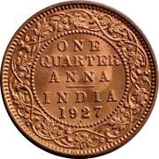 ¼ Anna - George V reverse image