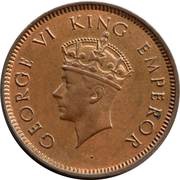 ¼ Anna - George VI obverse image