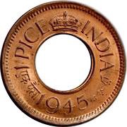 1 Pice - George VI obverse image