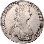 1 Thaler - Maria Theresia Hall obverse image