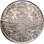 1 Thaler - Maria Theresia Hall, Austria, 1746-1765 reverse image