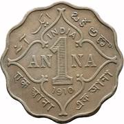 1 Anna - Edward VII, India, 1906-1910 reverse image