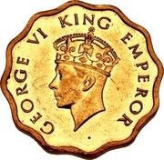 1 Anna - George VI Pattern obverse image