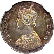 2 Annas - Victoria Pattern obverse image